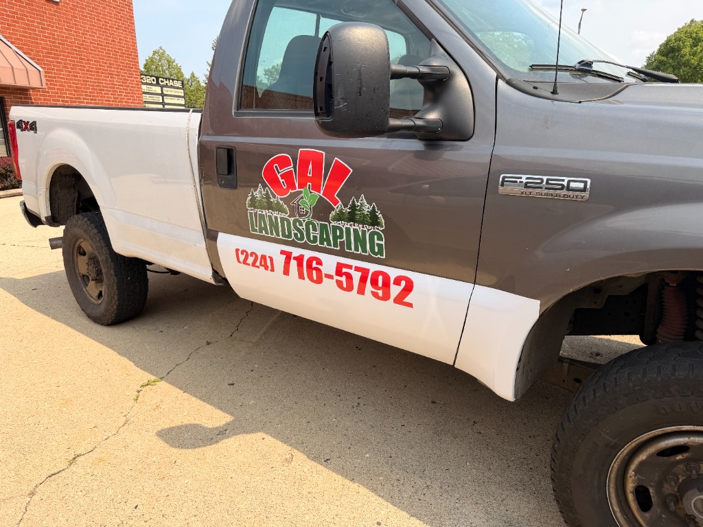 GAL Landscaping Pickup Truck Graphics