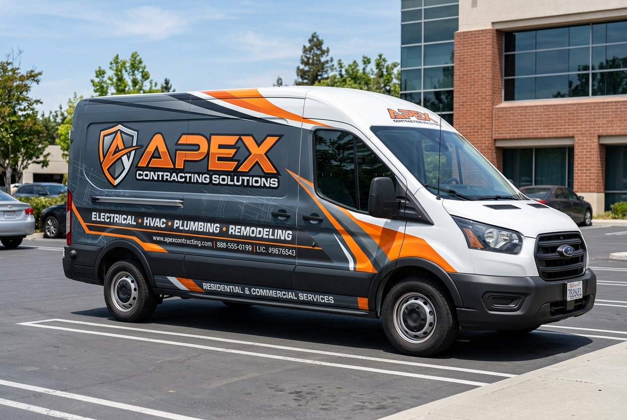 Ram ProMaster medium roof van wrap